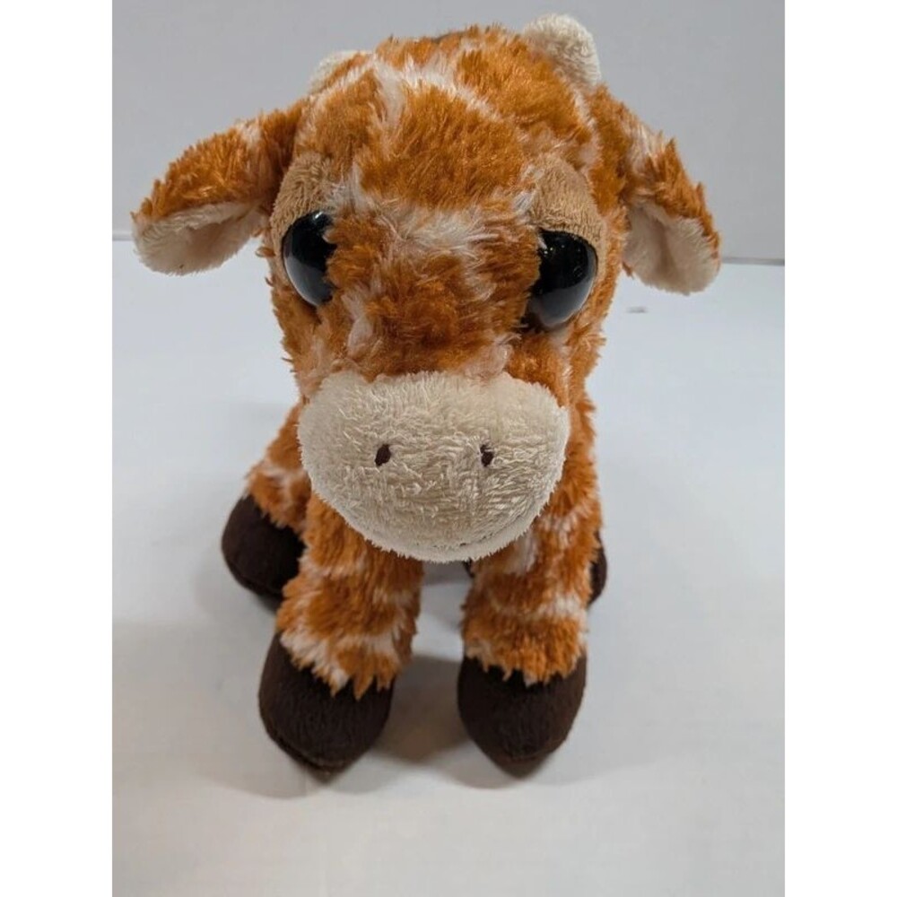 Aurora Dreamy Eyes Giraffe Calf Plush 8"